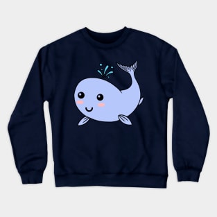 Cute Whale Crewneck Sweatshirt